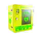 AED cabinet Yellow Key Lock with Alarm - OUTSIDE