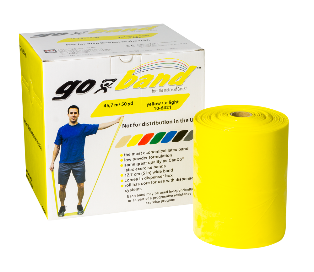 GoBand Exercise Band Yellow 45m USL Sport