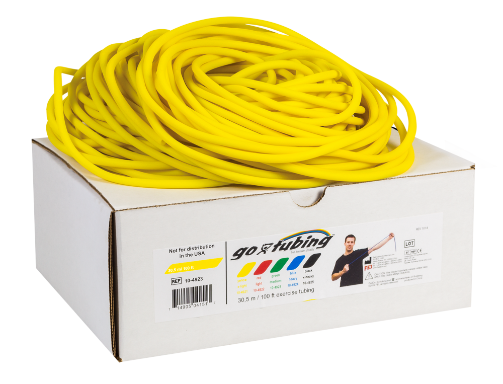 GoBand Exercise Tubing 30m Yellow USL Sport