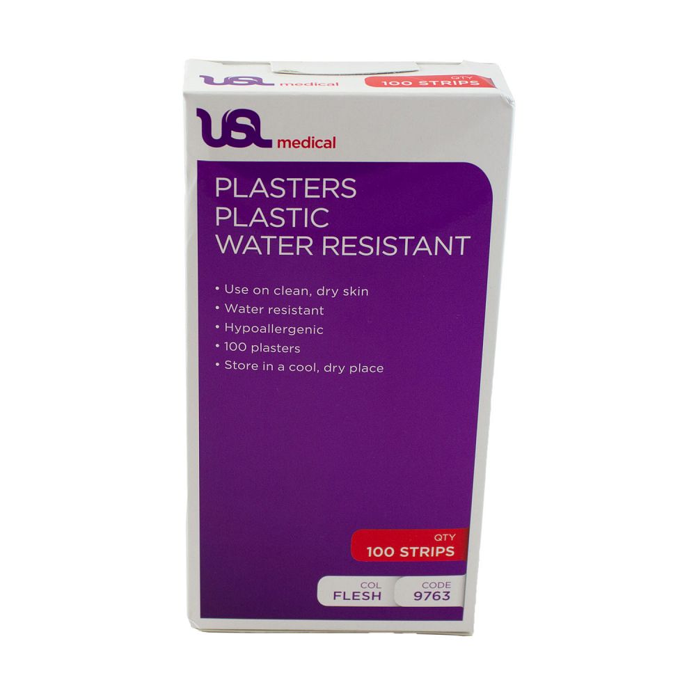USL Plasters Plastic 100/box - USL Sport