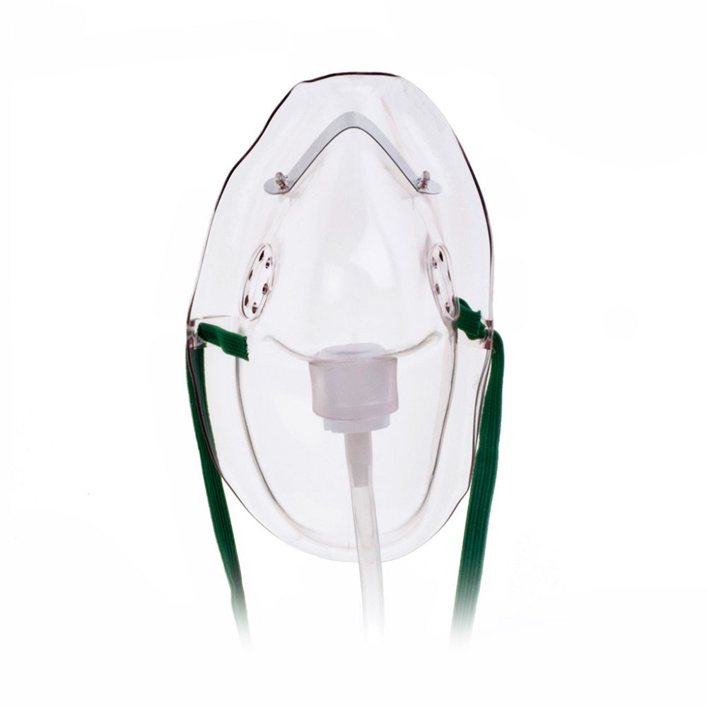 Mask Oxygen Med Concentration Adult with Tubing - USL Sport